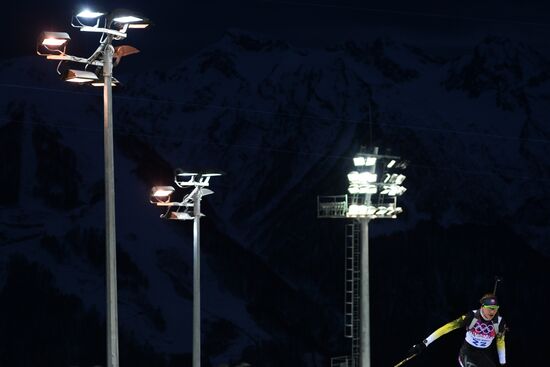 2014 Winter Olympics. Biathlon. Women. Sprint race