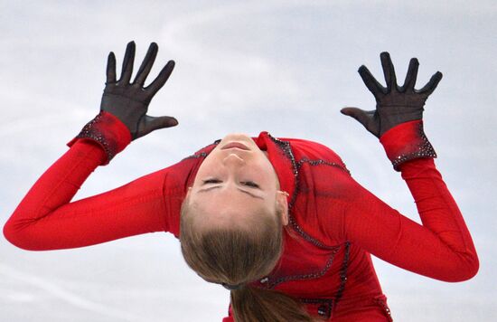 2014 Winter Olympics. Figure skating. Teams. Women. Free skating