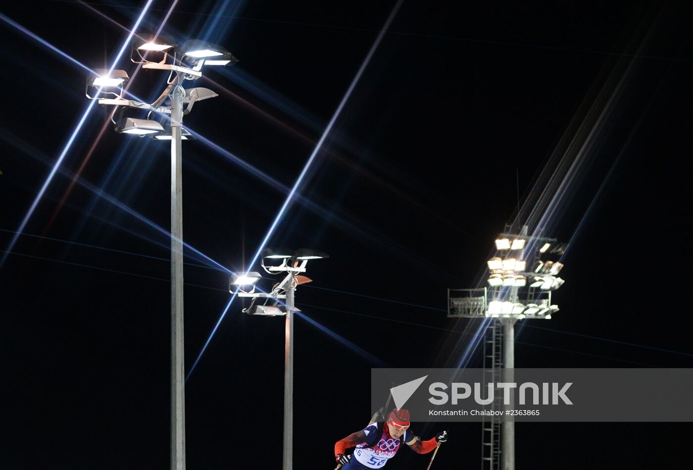 2014 Winter Olympics. Biathlon. Women. Sprint race