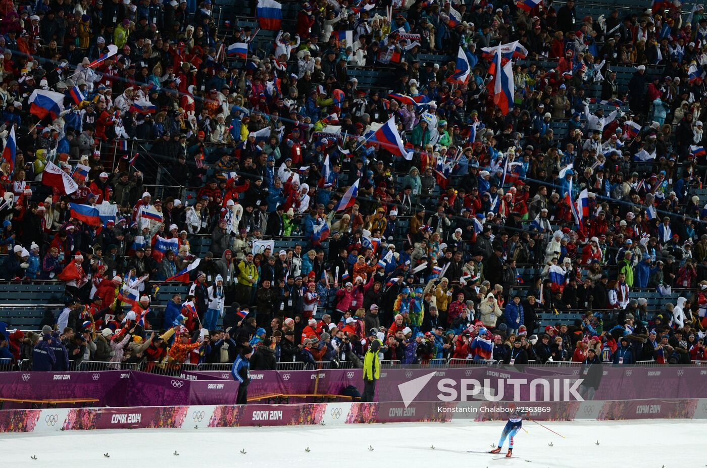 2014 Winter Olympics. Biathlon. Women. Sprint race