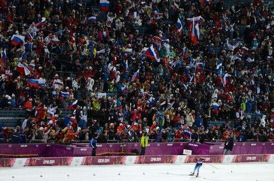 2014 Winter Olympics. Biathlon. Women. Sprint race