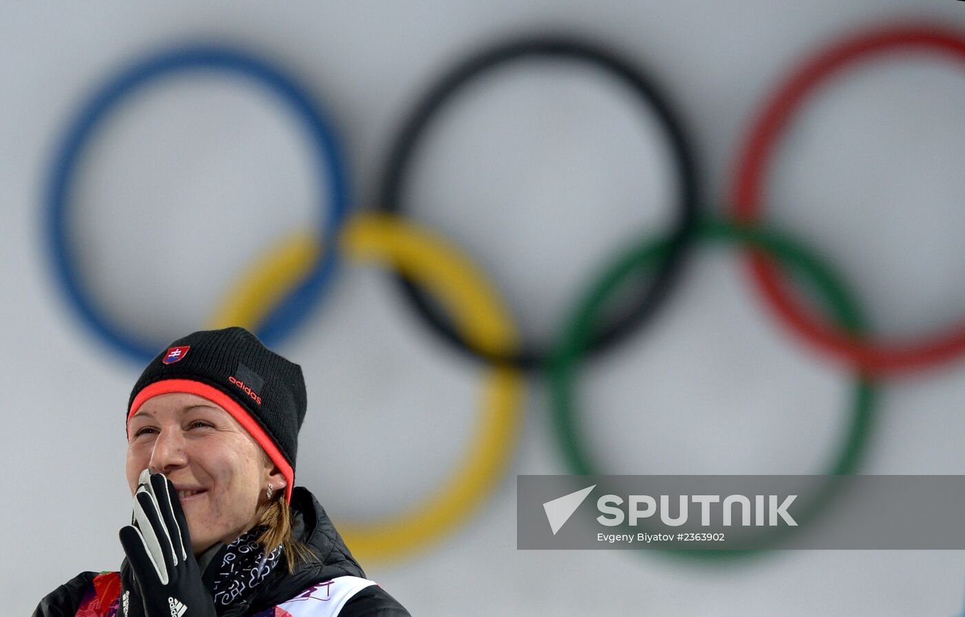 2014 Winter Olympics. Biathlon. Women. Sprint race
