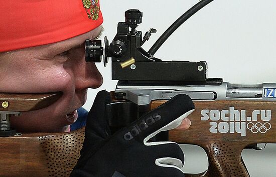 2014 Winter Olympics. Biathlon. Women. Sprint race