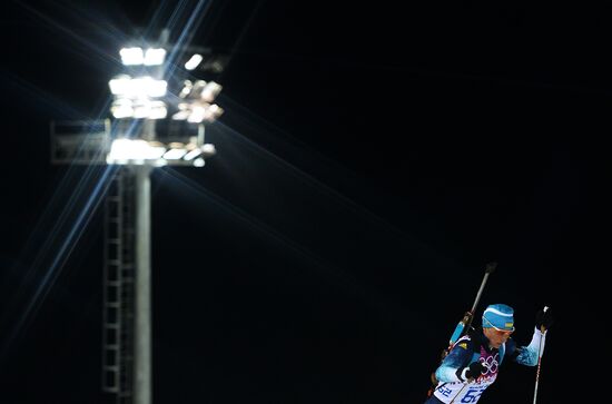 2014 Winter Olympics. Biathlon. Women. Sprint race