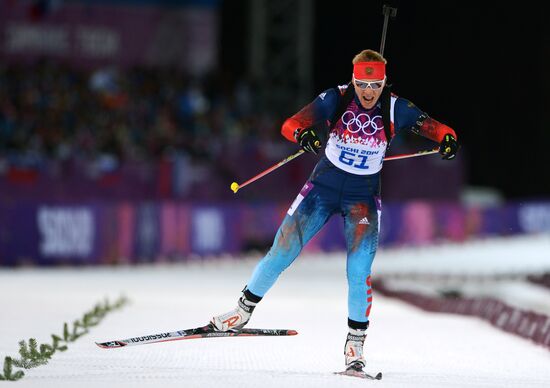 2014 Winter Olympics. Biathlon. Women. Sprint race
