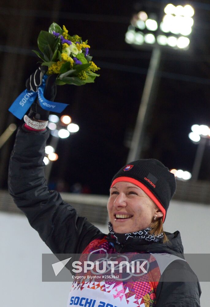 2014 Winter Olympics. Biathlon. Women. Sprint race