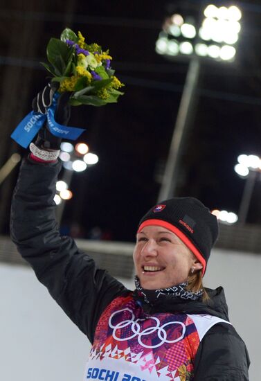 2014 Winter Olympics. Biathlon. Women. Sprint race
