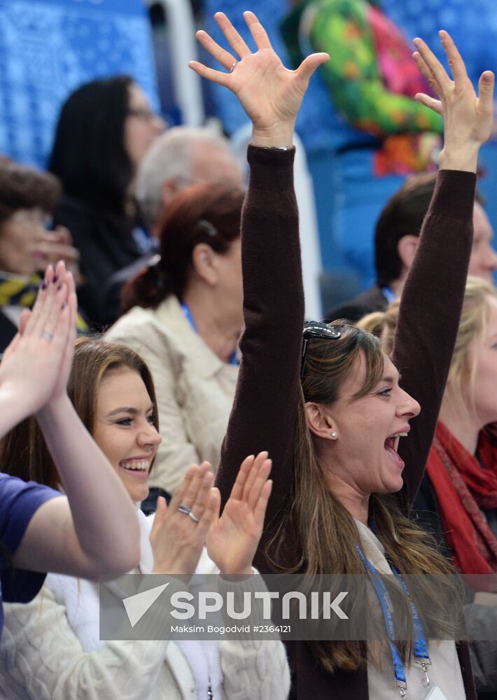 2014 Winter Olympics. Figure skating. Teams. Women. Free skating