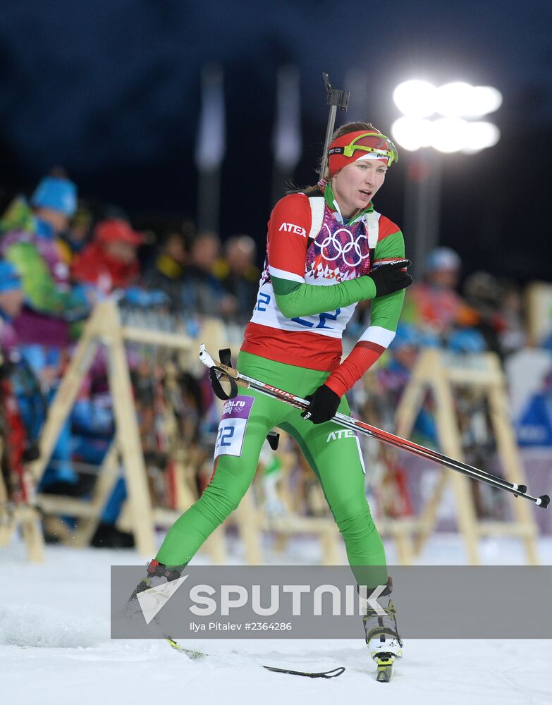 2014 Winter Olympics. Biathlon. Women. Sprint race
