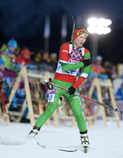 2014 Winter Olympics. Biathlon. Women. Sprint race