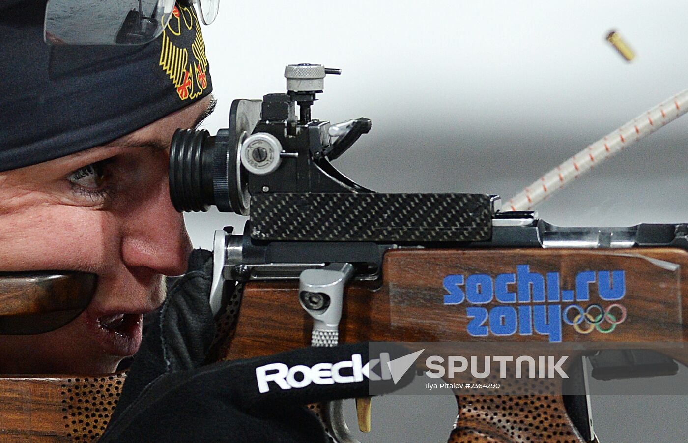 2014 Winter Olympics. Biathlon. Women. Sprint race