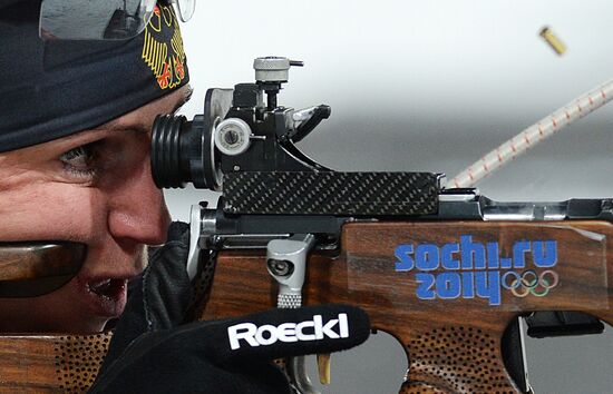 2014 Winter Olympics. Biathlon. Women. Sprint race