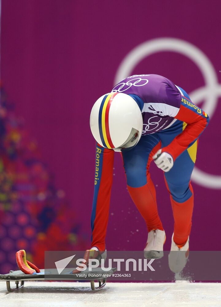 2014 Winter Olympics. Skeleton. Training sessions