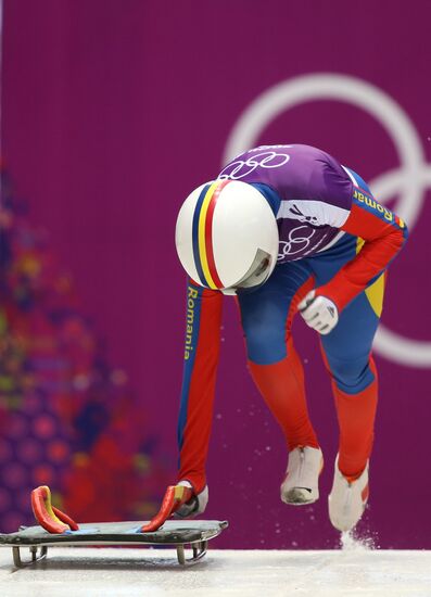 2014 Winter Olympics. Skeleton. Training sessions