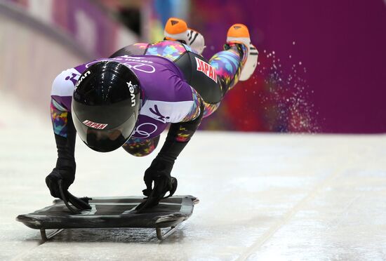 2014 Winter Olympics. Skeleton. Training sessions