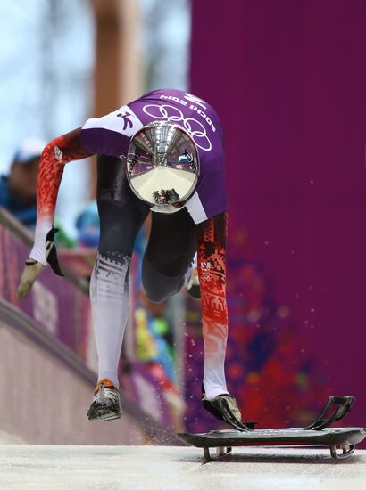 2014 Winter Olympics. Skeleton. Training sessions