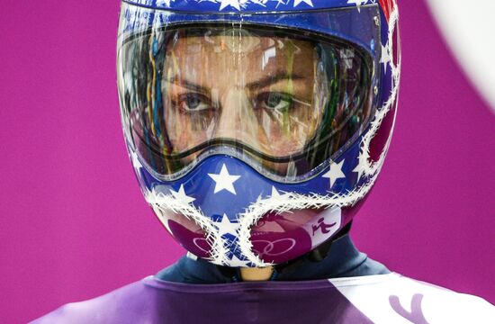 2014 Winter Olympics. Skeleton. Training sessions