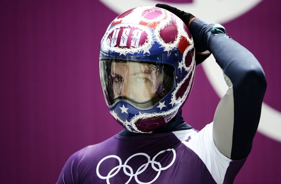2014 Winter Olympics. Skeleton. Training sessions