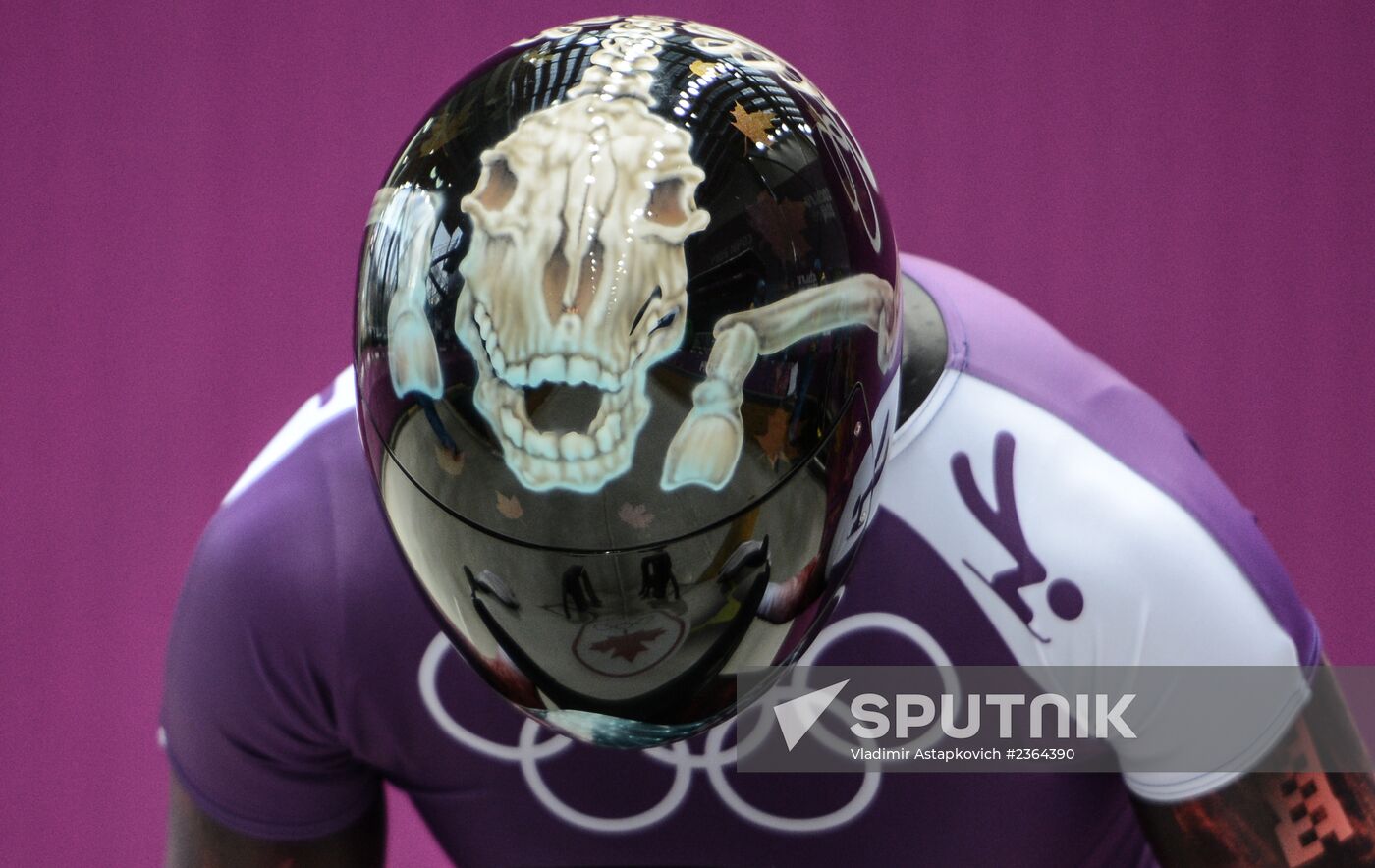 2014 Winter Olympics. Skeleton. Training sessions