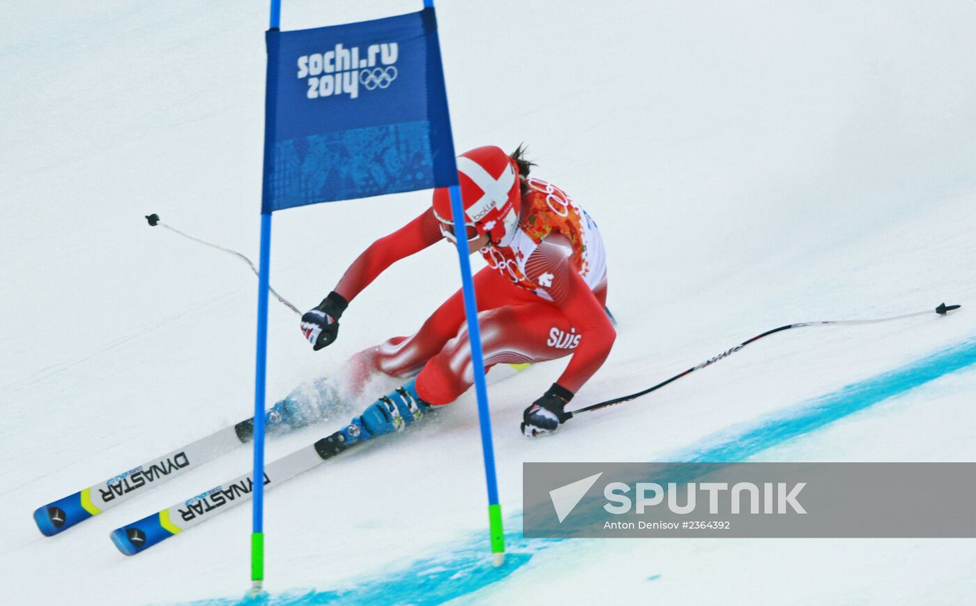 2014 Winter Olympics. Alpine skiing. Women. Super combined