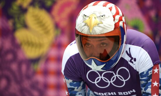 2014 Winter Olympics. Skeleton. Training sessions