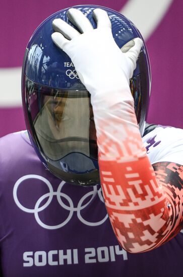 2014 Winter Olympics. Skeleton. Training sessions