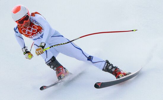 2014 Winter Olympics. Alpine skiing. Women. Super combined