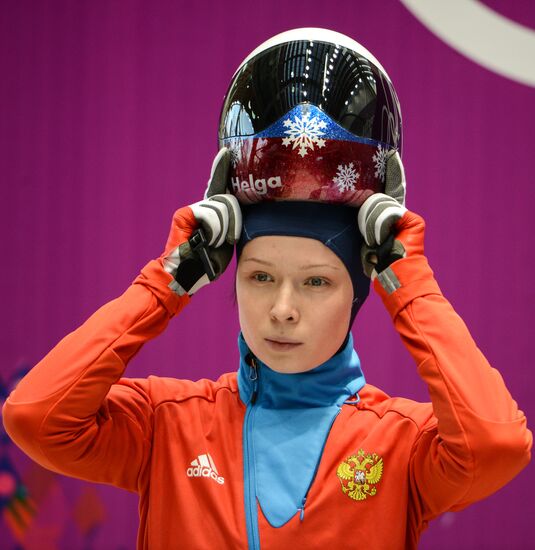 2014 Winter Olympics. Skeleton. Training sessions