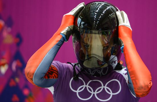 2014 Winter Olympics. Skeleton. Training sessions