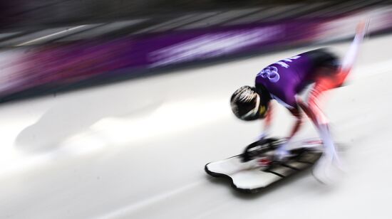 2014 Winter Olympics. Skeleton. Training sessions