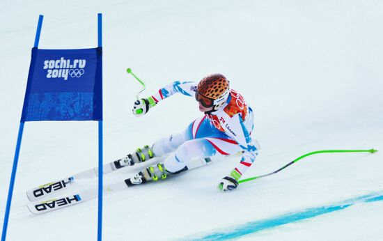 2014 Winter Olympics. Alpine skiing. Women. Super combined