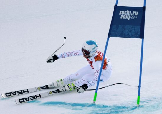 2014 Winter Olympics. Alpine skiing. Women. Super combined
