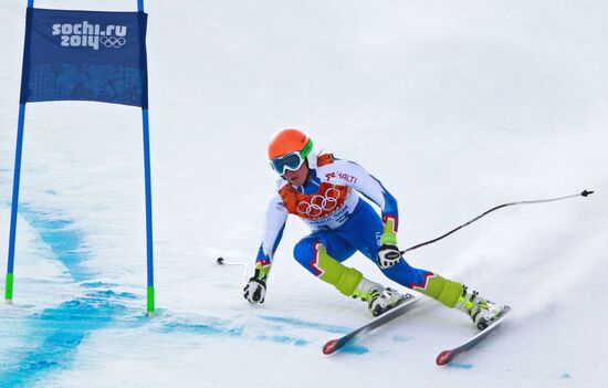 2014 Winter Olympics. Alpine skiing. Women. Super combined