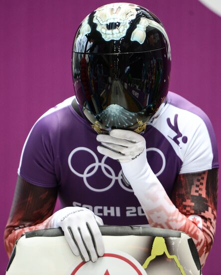 2014 Winter Olympics. Skeleton. Training sessions