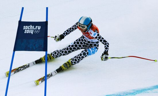 2014 Winter Olympics. Alpine skiing. Women. Super combined