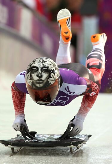 2014 Winter Olympics. Skeleton. Training sessions