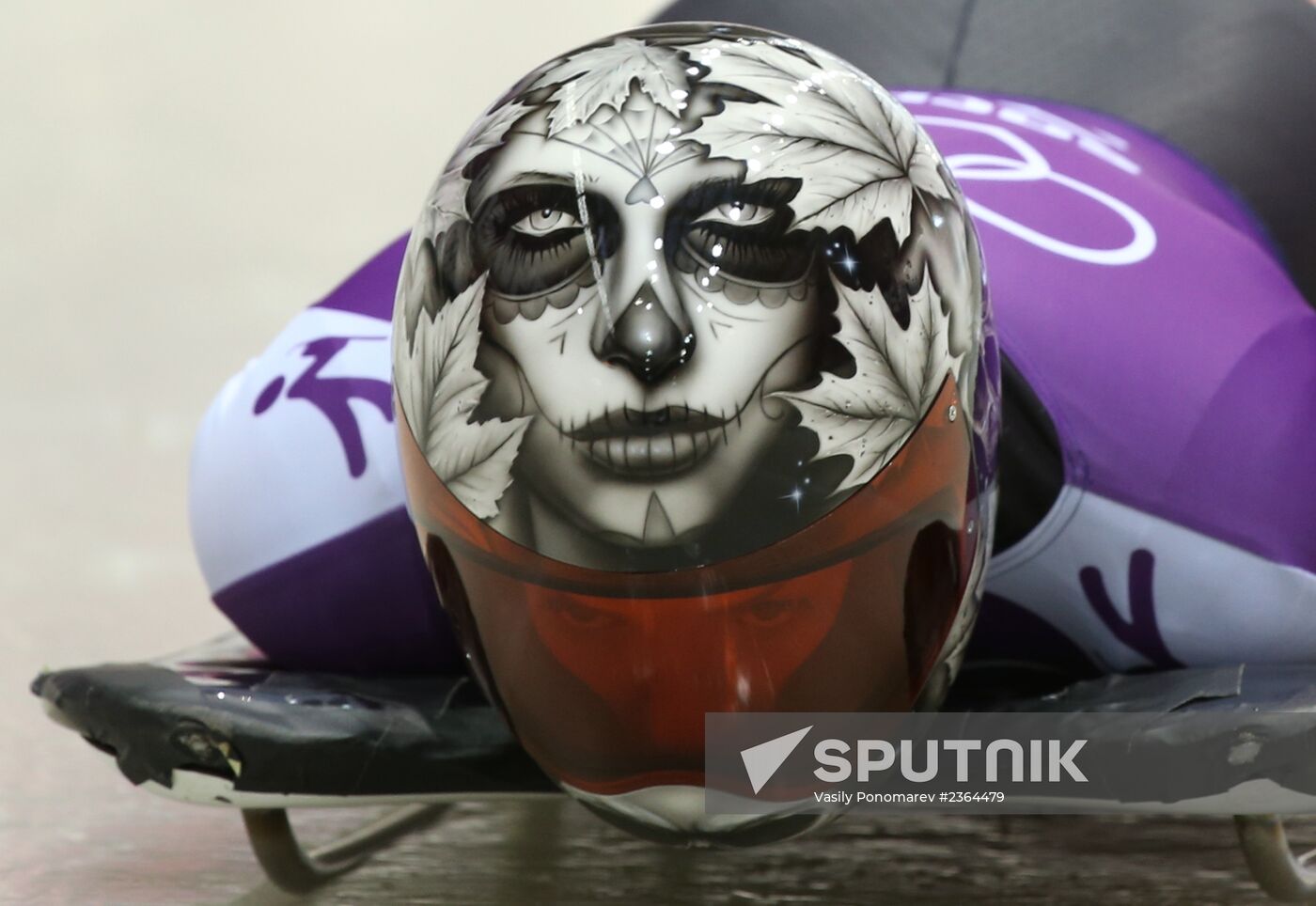 2014 Winter Olympics. Skeleton. Training sessions