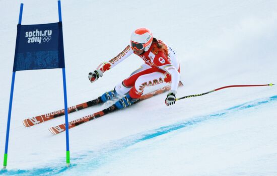 2014 Winter Olympics. Alpine skiing. Women. Super combined