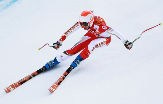 2014 Winter Olympics. Alpine skiing. Women. Super combined