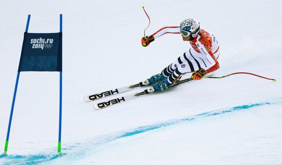 2014 Winter Olympics. Alpine skiing. Women. Super combined