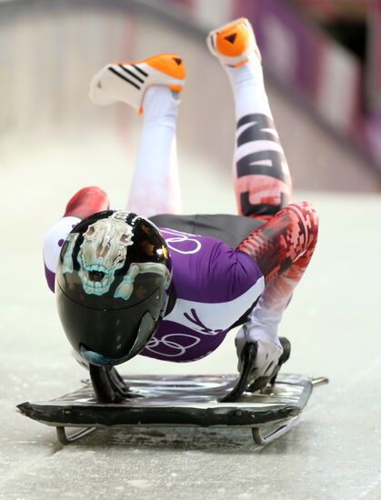 2014 Winter Olympics. Skeleton. Training sessions