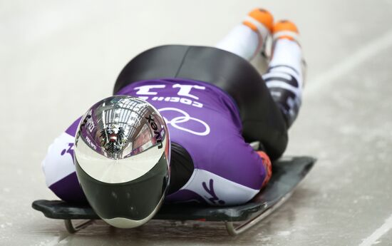 2014 Winter Olympics. Skeleton. Training sessions