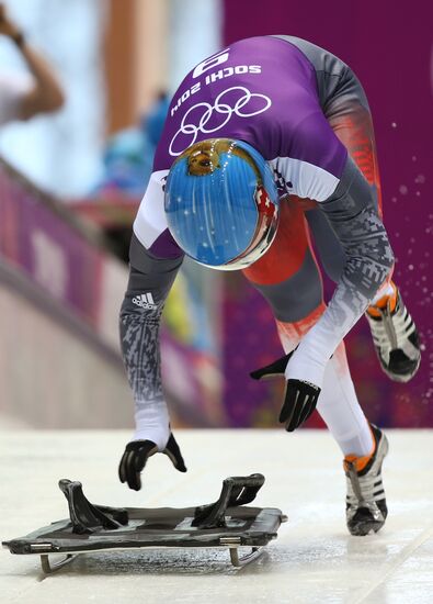 2014 Winter Olympics. Skeleton. Training sessions