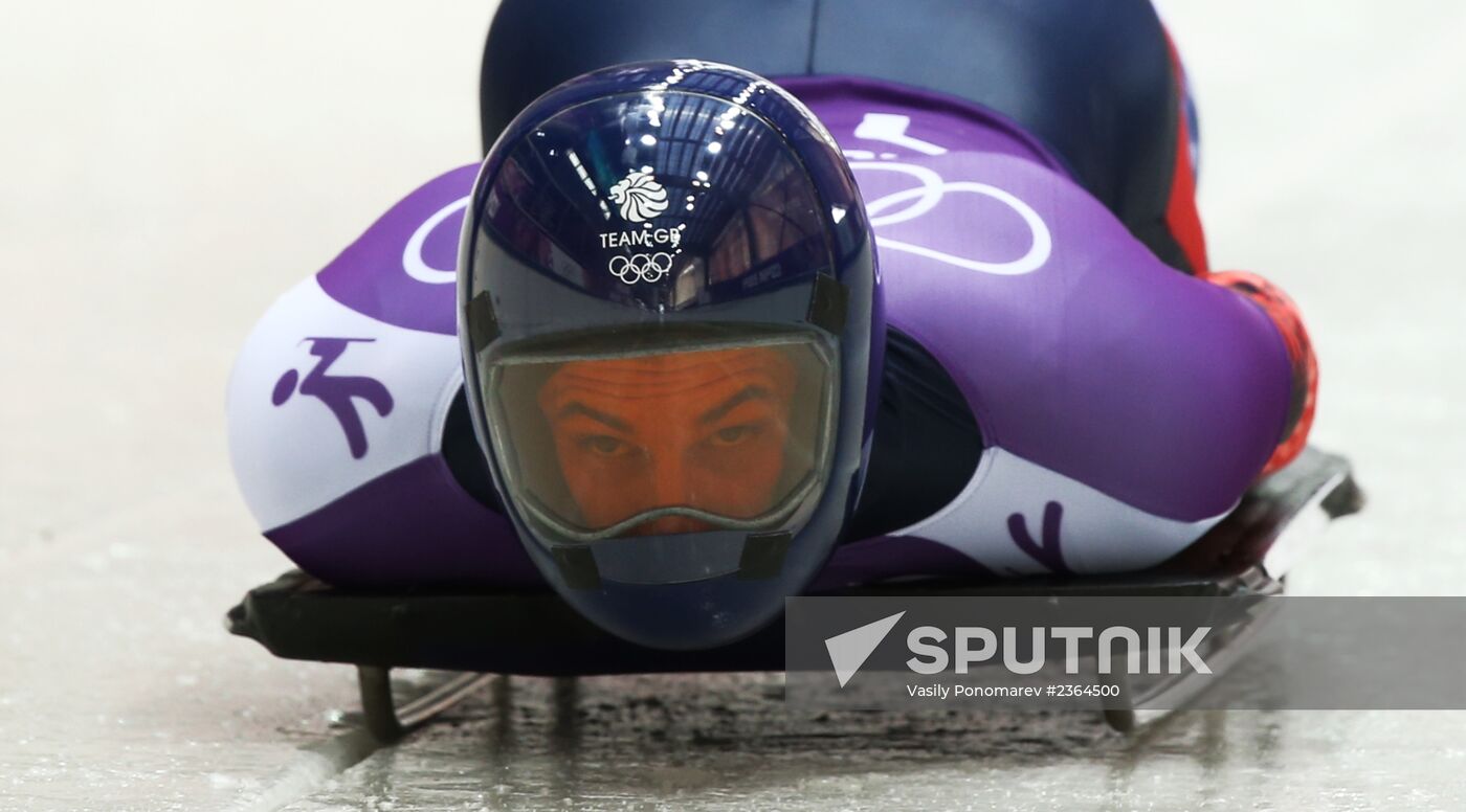 2014 Winter Olympics. Skeleton. Training sessions