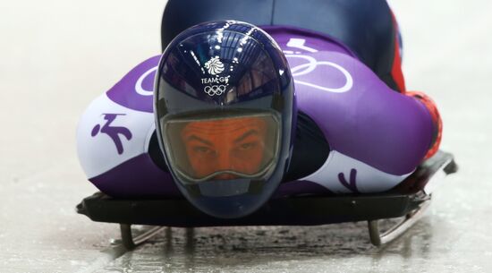 2014 Winter Olympics. Skeleton. Training sessions