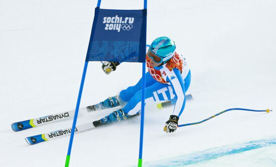 2014 Winter Olympics. Alpine skiing. Women. Super combined