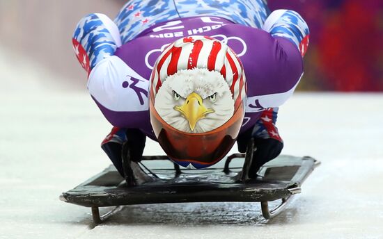2014 Winter Olympics. Skeleton. Training sessions