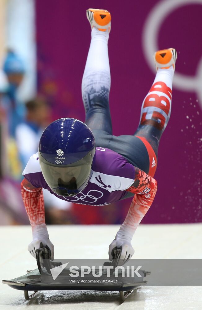 2014 Winter Olympics. Skeleton. Training sessions