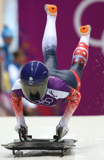 2014 Winter Olympics. Skeleton. Training sessions