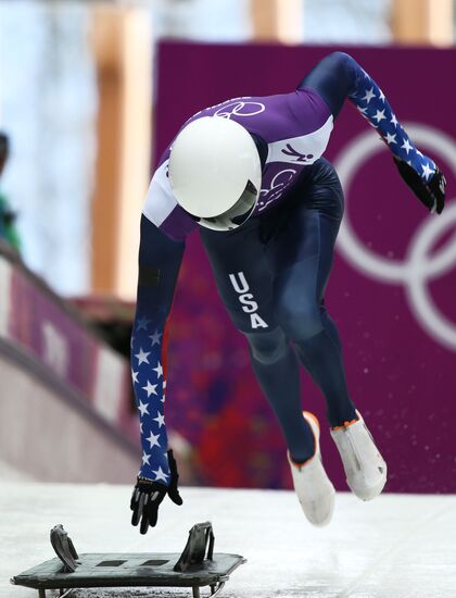 2014 Winter Olympics. Skeleton. Training sessions